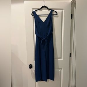 Amanda Uprichard Navy Blue Jumpsuit. Size Medium.